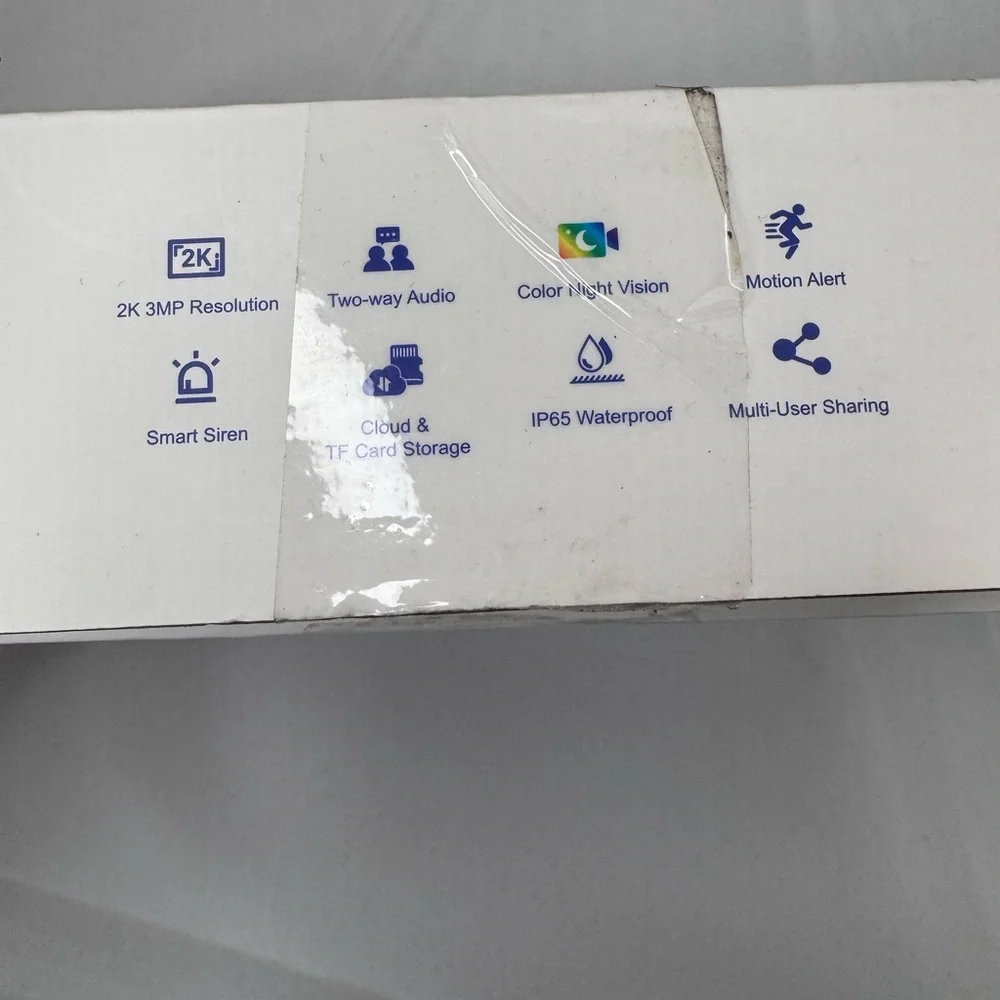 C1 2K Indoor/Outdoor Wi-Fi Security Camera - White